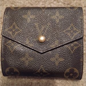 Louis Vuitton Monogram Canvas Elise Trifold Wallet